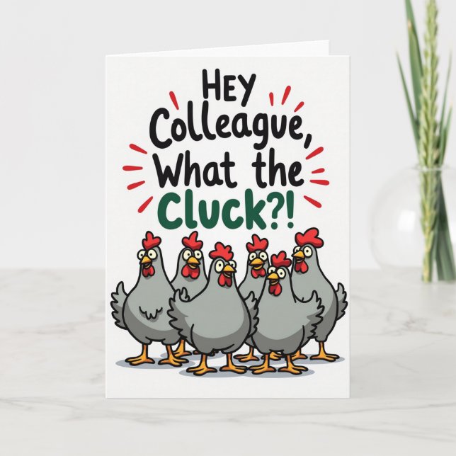 Hej Kollega Vad Är Kluck Kort (Framsida)
