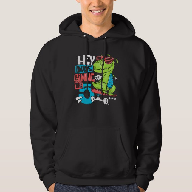 Hej Kompis Ge Mig Femman Hoodie (Framsida)