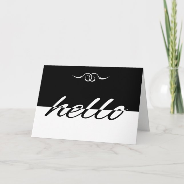 Hej-kort Kort (Framsida)