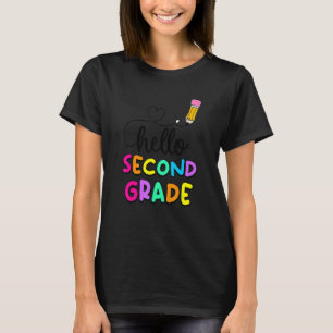 Hej Lärare från första Klassen går tillbaka till T Shirt