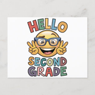 Hej Lärare i andra Klass, andra Klass-bakskolan Vykort