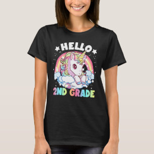 Hej Lärare Unicorn Back to school Gir T Shirt
