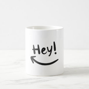 Hej leende kaffemugg