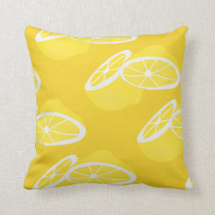 Hej Lemon modern gult Kudde