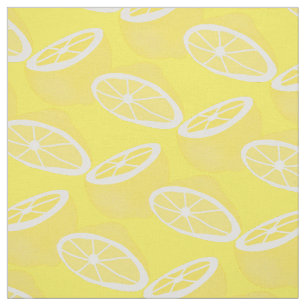 Hej Lemon modern gult Tyg