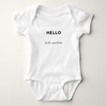 Hej Lilla Solsken Söt Baby & Barn T-Shirt | S