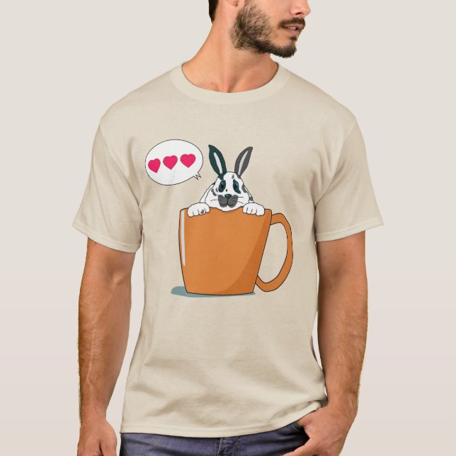Hej lilla Spotty bunny T Shirt (Framsida)