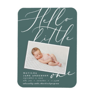 Hej lite modernt foto med en chic elegant magnet
