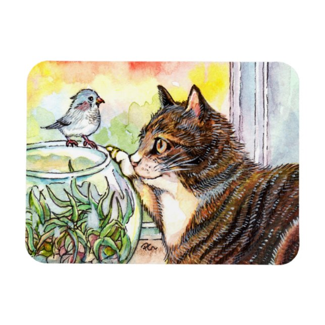 Hej Little Bird Magnet (Horisontell)