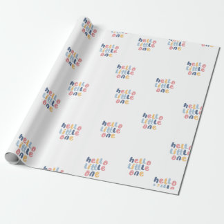 Hej Little One Baby Gift Wrapping Papper Presentpapper