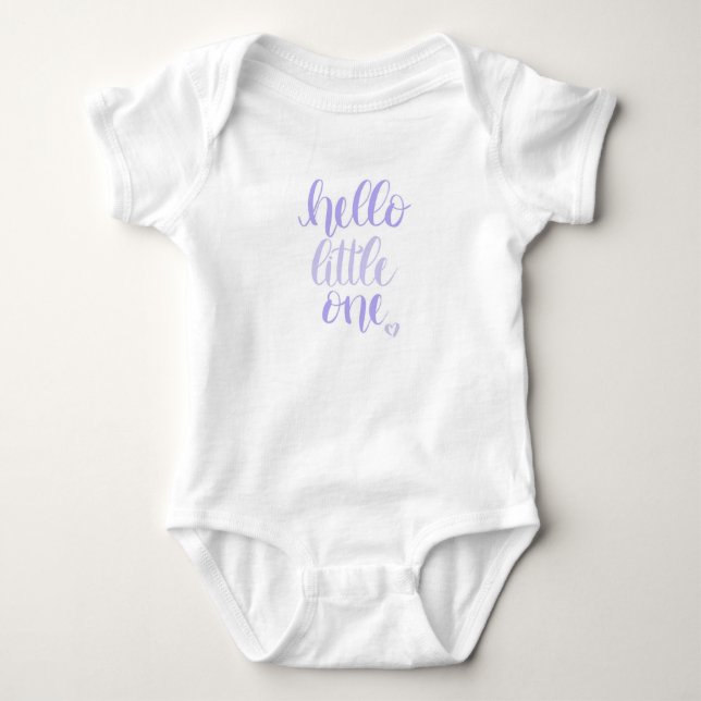 Hej Little One Lila T Shirt (Framsida)