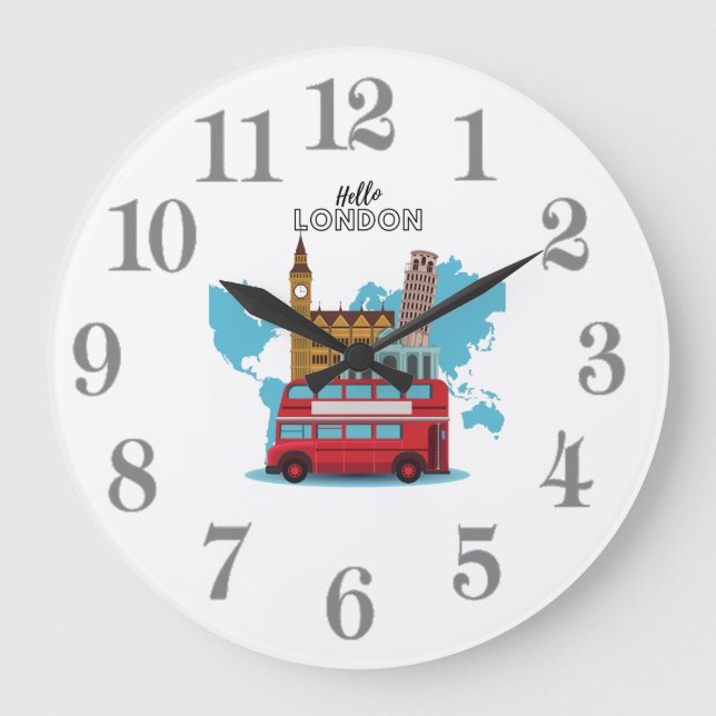 Hej London Stor Klocka (Framsida)