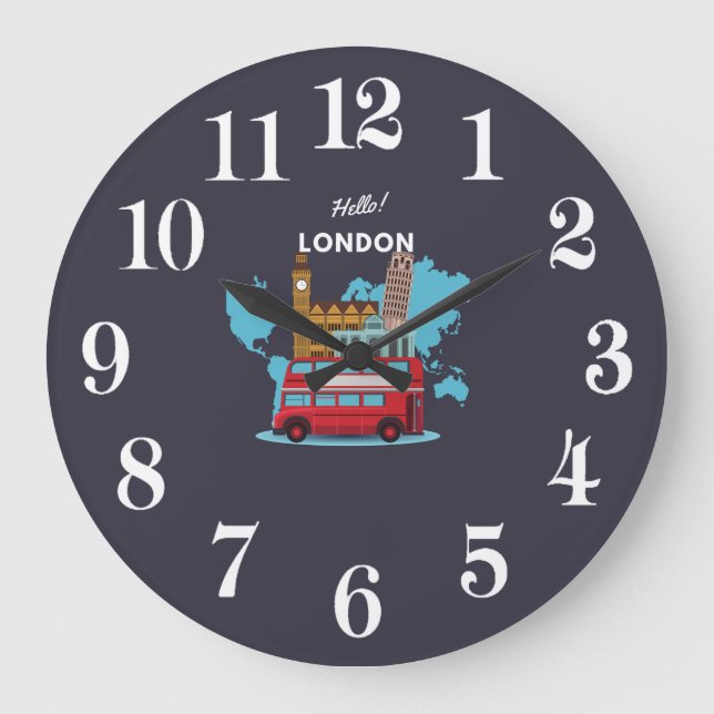 Hej London  Stor Klocka (Framsida)