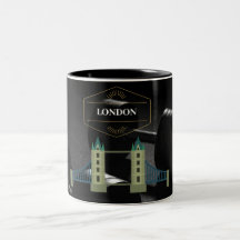 Hej London Two-Tone Coffee Mugg