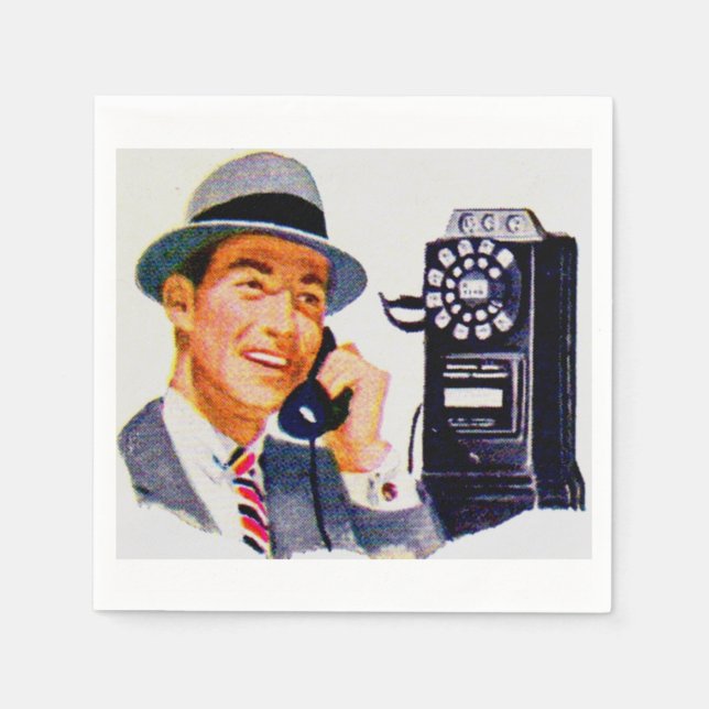 Hej, Mabel? Det är Tony. Pappersservett (Framsidan)