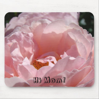Hej mamma! musmattad Rosa Ros Blomster Trädgård Musmatta