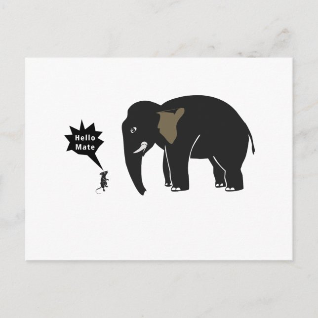 Hej Mate! Vykort (Framsida)