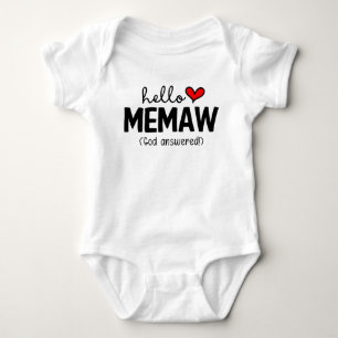 Hej Memaw Gud svarade bön T Shirt
