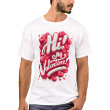 Hej! Min Alla hjärtans dag - Grafisk T-shirt