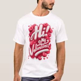 Hej! Min Alla hjärtans dag - Grafisk T-shirt