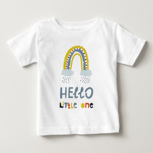 Hej Min lilla regnbåge T Shirt (Framsida)