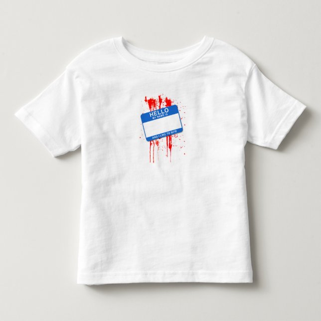 Hej, min Namn är.. Boys Småbarn T-Shirt (Framsida)