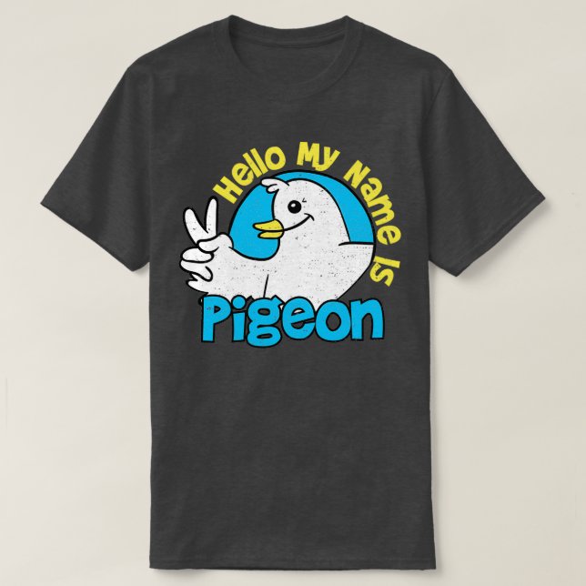 Hej Min Namn är fågelfåglar i form av fågelduk T Shirt (Design framsida)
