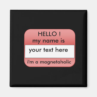 hej min namn är..kylmagnet magnet