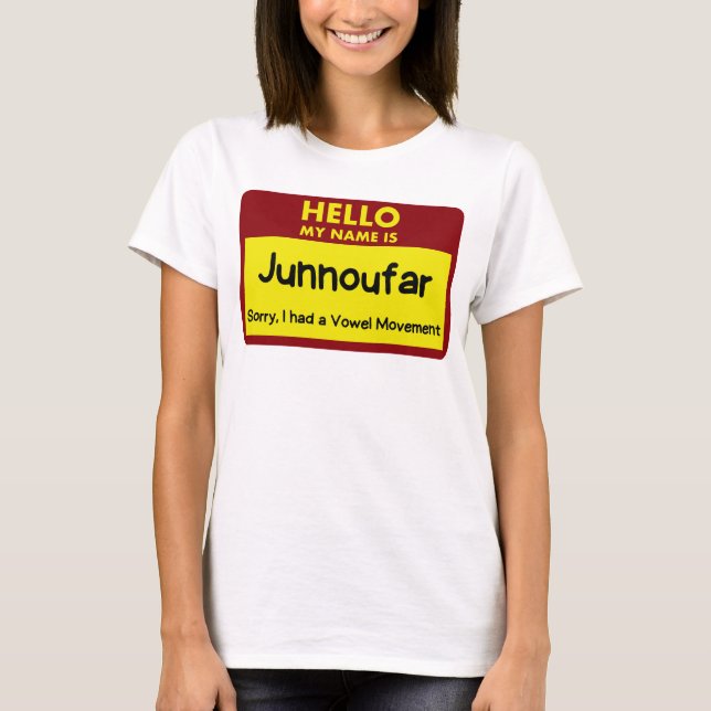 Hej Min Namn är.. . . T-Shirt (Framsida)