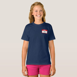 Hej min namn bricka-grupp Bygger aktivitetskostnad T Shirt