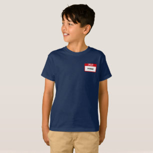 Hej min namn bricka-grupp Bygger aktivitetskostnad T Shirt
