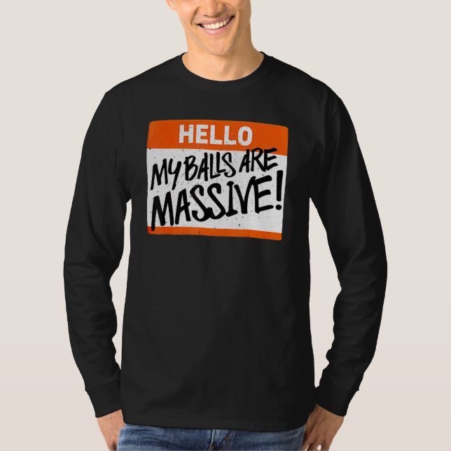 Hej Min Pung Är Enorm T Shirt (Framsida)