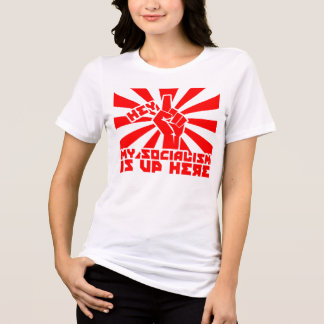 Hej! Min socialism är här uppe T Shirt