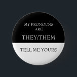 Hej Mina pronomen är de dem Berätta dina Knapp<br><div class="desc">Denna design kan anpassas i det tillgängliga området genom att byta foto och/eller text. Eller så kan den anpassas genom att klicka på "Anpassa denna mall" och sedan välja "klicka för att anpassa ytterligare" och ta bort eller ändra bakgrundsfärgen, lägga till text, ändra textfärg eller stil, eller ta bort texten...</div>