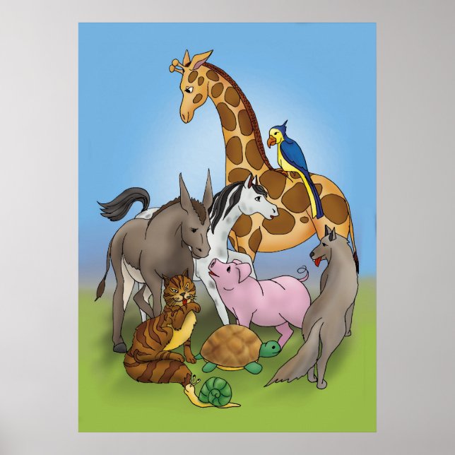 Hej mina vänner! - POSTER (Framsidan)