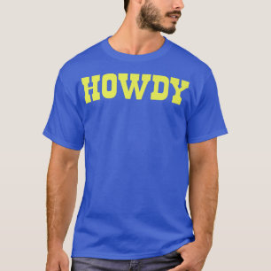 Hej! Minimalistisk typografi, funny Western Land T Shirt