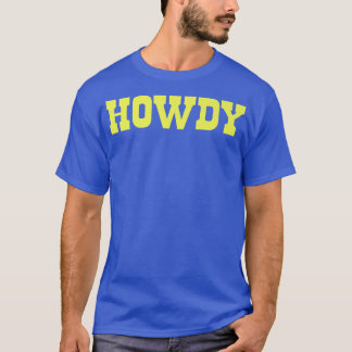 Hej! Minimalistisk typografi, funny Western Land T Shirt