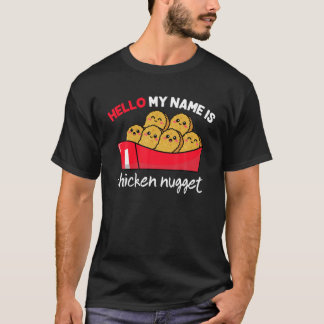 Hej Mitt Namn är Chicken Nugget Costume Kids Chick T Shirt