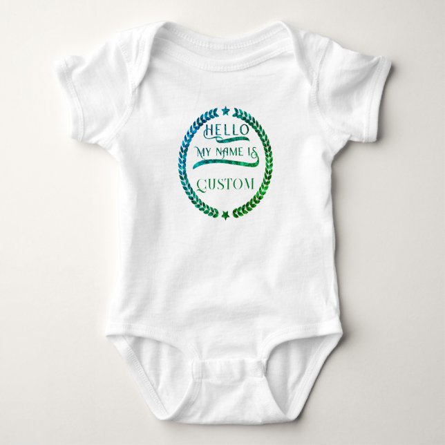 Hej Mitt Namn Är Custom T Shirt (Framsida)