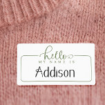 Hej Mitt Namn är Grönt-Namn bricka-stämplar Fraktsedel<br><div class="desc">De här charmerande namn bricka-klistermärkena är det perfekt sättet att hjälpa gästerna att röra sig och lära känna varandra på din "Favorite Sak"-presentbörs i party. På klistermärken står det "hej my namn is" i ett handskript för trendig grönt. Uppmuntra gäster att skriva namn vid en märkre när de anländer. ©...</div>