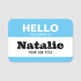 Hej Mitt Namn är NHS-praktiker vid Nursery School Namnbricka