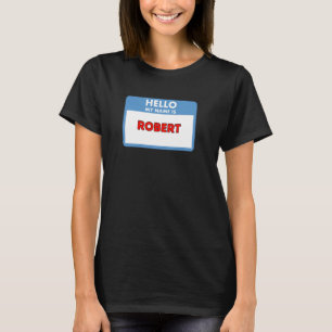 Hej Mitt Namn är Robert - Nametag Theme Gifts T Shirt