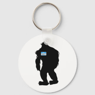 Hej-Mitt Namn är sasquatch Nyckelring