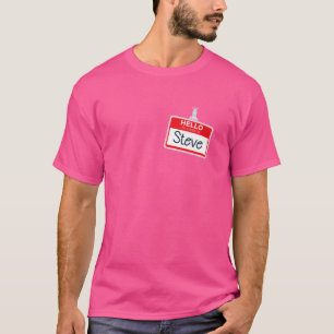 Hej Mitt Namn är Steve Funny Halloween Custome Nam T Shirt