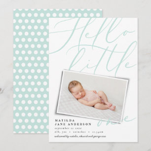 Hej modern 1-fotoakaktertypografi meddelande