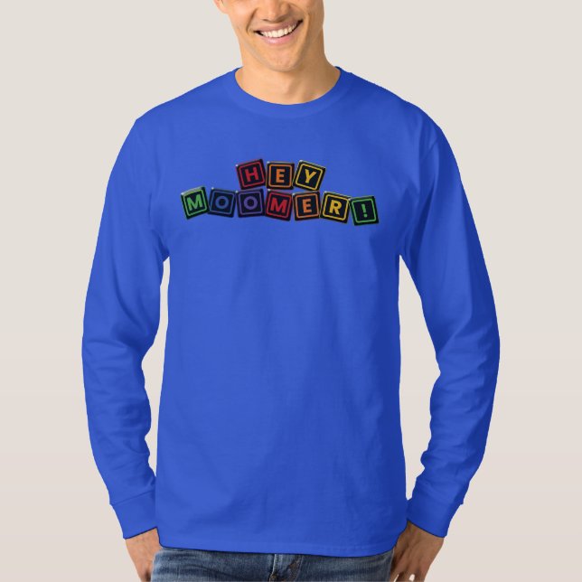 Hej Moomer! Långärmad T-Shirt (Framsida)