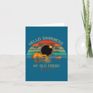 Hej Mörker Gamla Vän Total Design Kort
