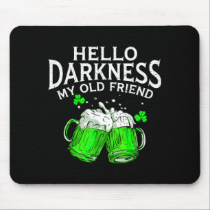 Hej mörker gamle vän irländsk öl st. patricks musmatta