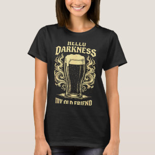 Hej mörker gamle vän irländsk öl st. patricks t shirt
