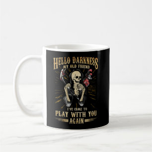 Hej Mörker gammal vän Kom att leka med dig Kaffemugg